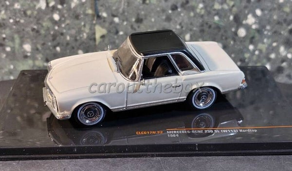 Ixo auto 1:43 - Mercedes-Benz 230 SL hardtop 1964 Creme V1248