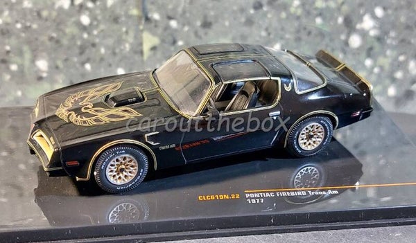 Ixo auto 1:43 - Pontiac Firebird Trans Am 1977 Black V1249