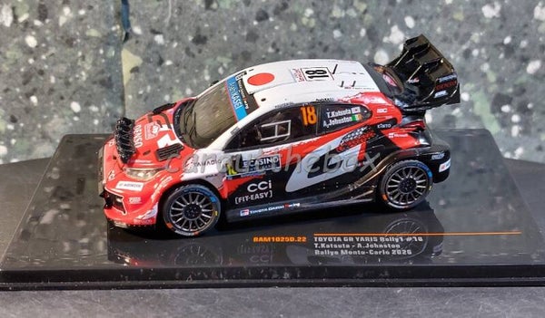Ixo sport 1:43 - Toyota GR Yaris Rally1 #18 Rally Monte-Carlo 2026 V1281
