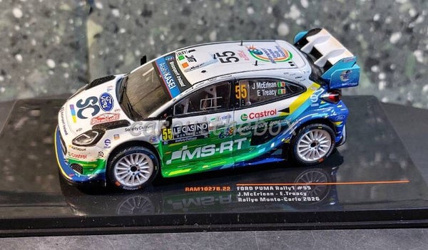 Ixo sport 1:43 - Ford Puma Rally1 #55 Rally Monte-Carlo 2026 V1286