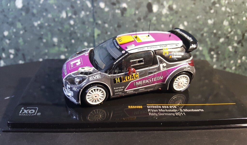 Ixo sport 1:43 - Citroen DS3 #14 Van MERKSTEIJN V013