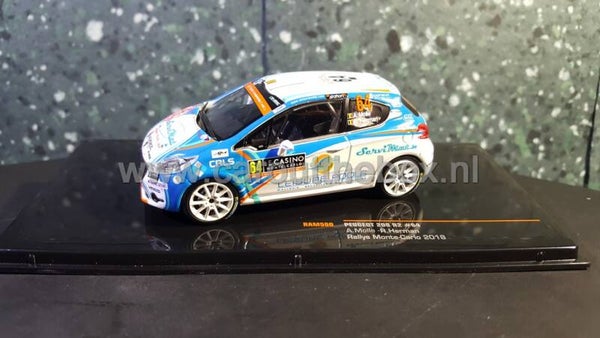 Ixo sport 1:43 - Peugeot 208 R2 NO 64 Rally monte Carlo 2018 V239