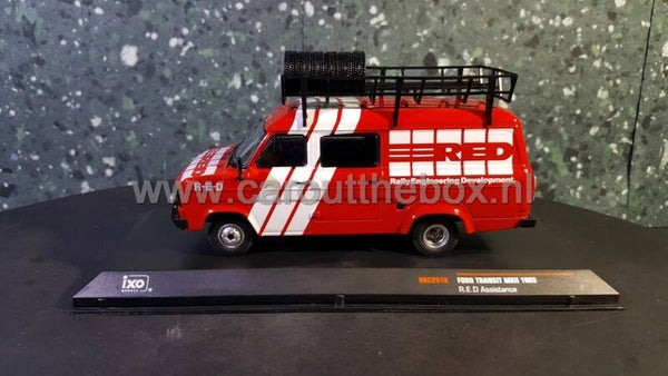 Ixo sport 1:43 - Ford Transit MKII RED rally assistance 1985 V271