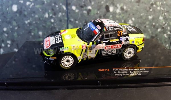 Ixo sport 1:43 - Fiat Abarth 124 RGT #27 Rally Poland 2019 V380