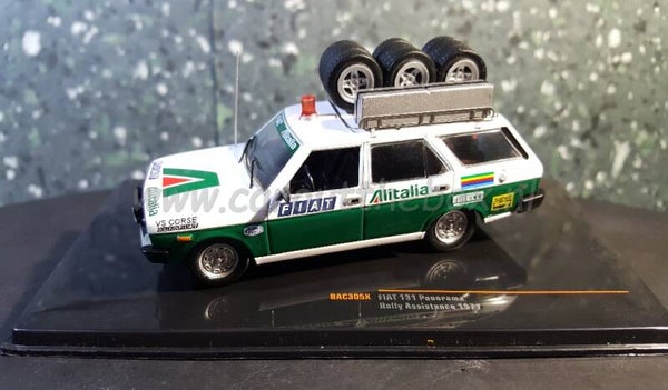 Ixo sport 1:43 - Fiat 131 panorama 1977 ALITALIA rally assistance V457