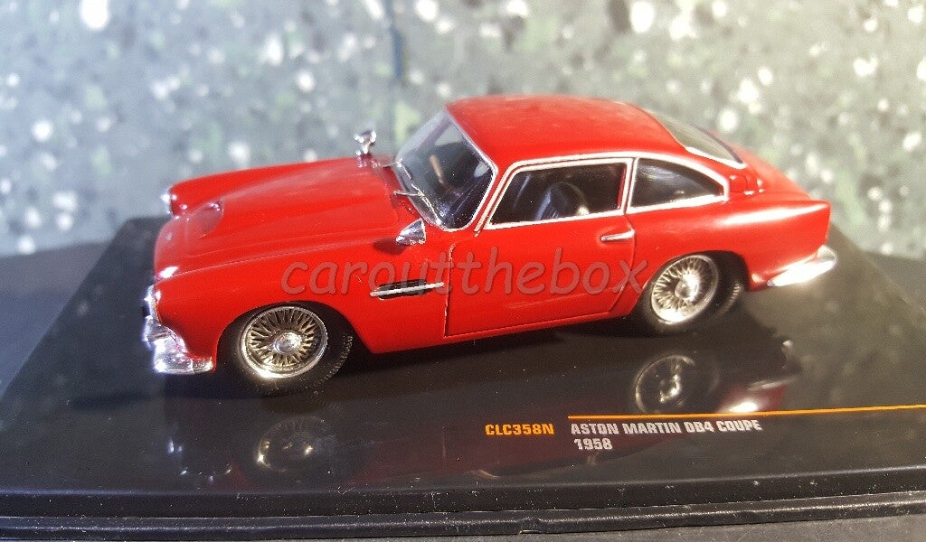 Ixo auto 1:43 - Aston Martin DB4 Coupe RHD rood V620