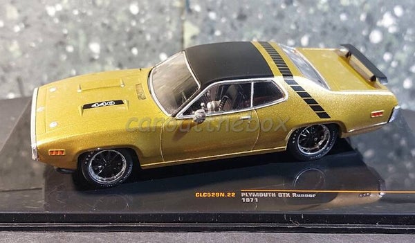Ixo auto 1:43 - Plymouth GTX Runner 1971 gold V960