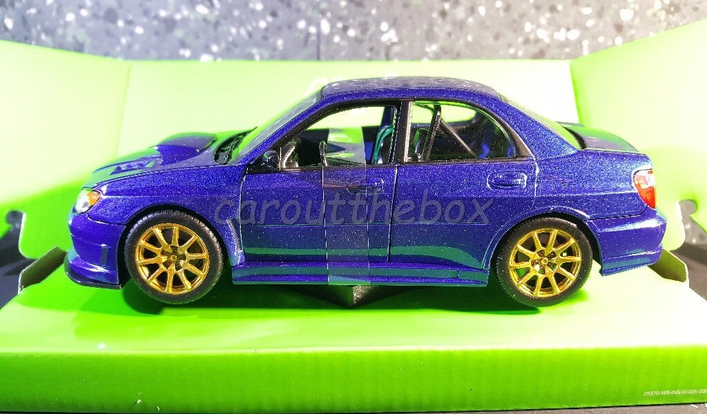 Welly 1:24 - Subaru Impreza WRX STI Blue W082