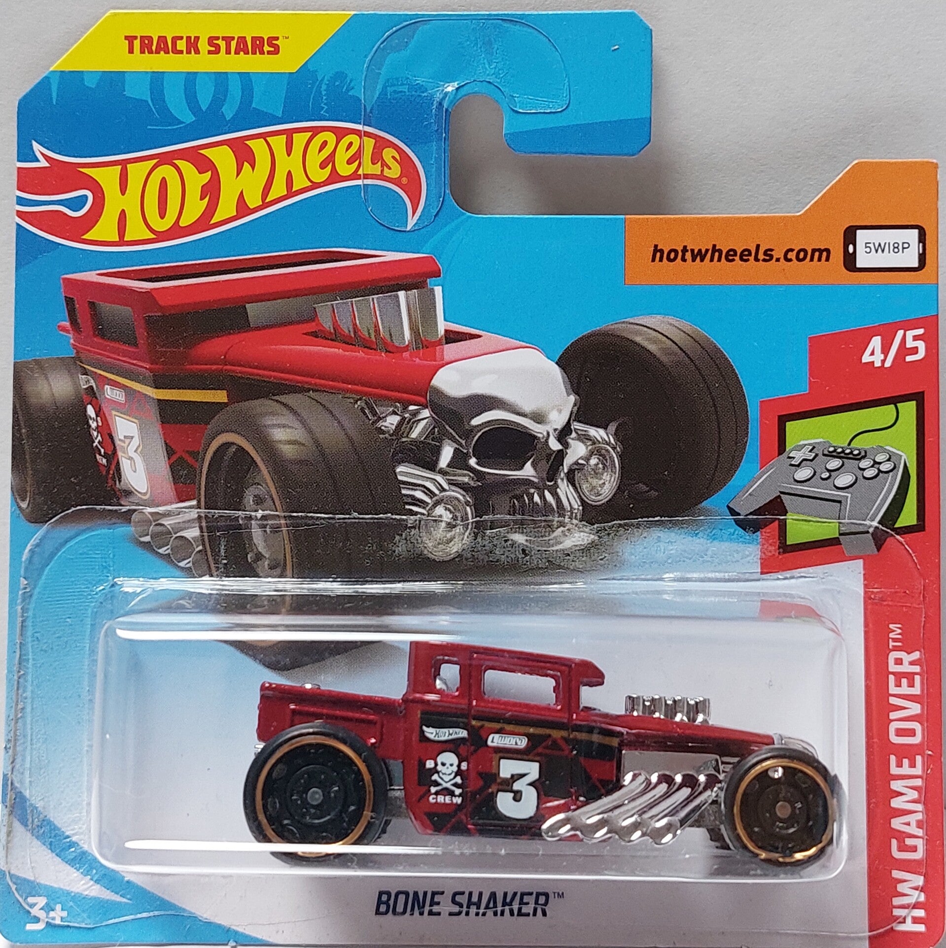Hotwheels 2019 Bone Shaker ( Rood)