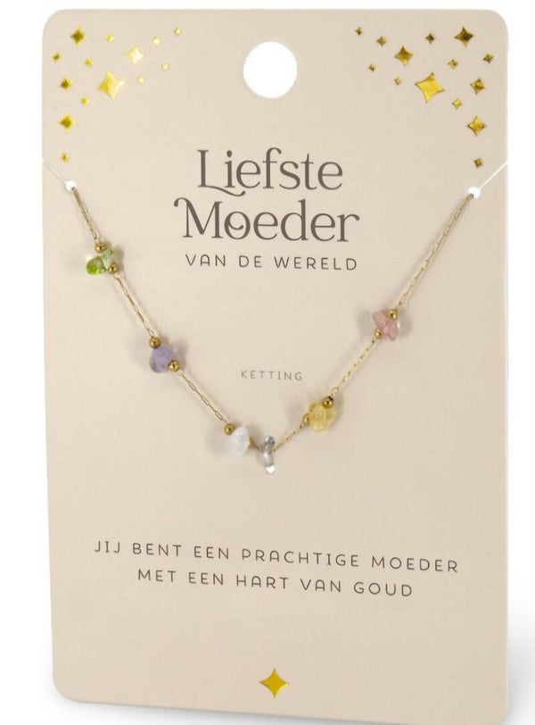 Edelsteen ketting