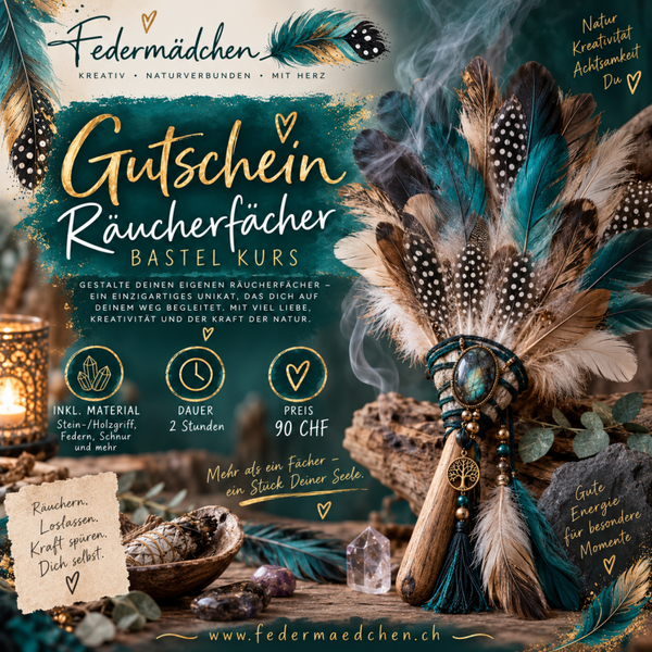 Räucherfächer Kurs Gutschein