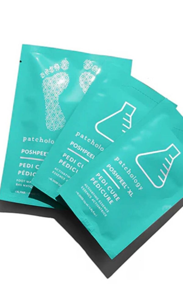 Patchology PoshPeel Pedi Cure Exfoliating Foot Pee
