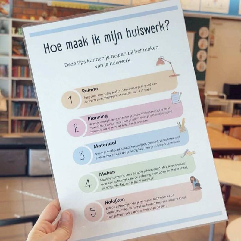 juf isis, lager onderwijs, huiswerk maken, tips voor het huiswerk, huiswerktips, klasmanagement