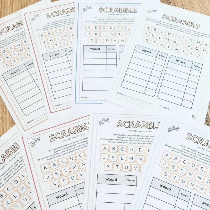 juf isis, lager onderwijs, spelend leren, kieskast, spelling, spelling spelletjes, scrabble, onderwijs