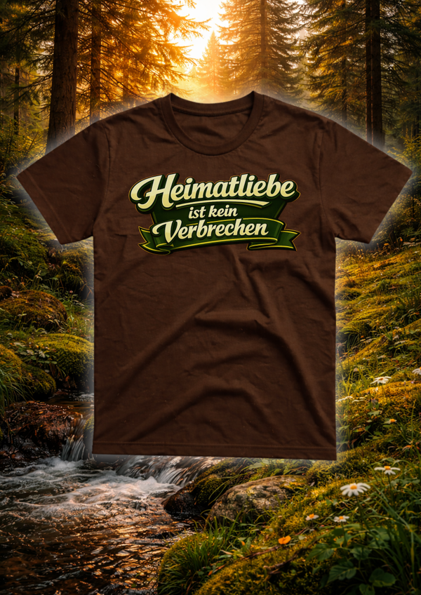 T-Shirt Heimatliebe ist kein Verbrechen