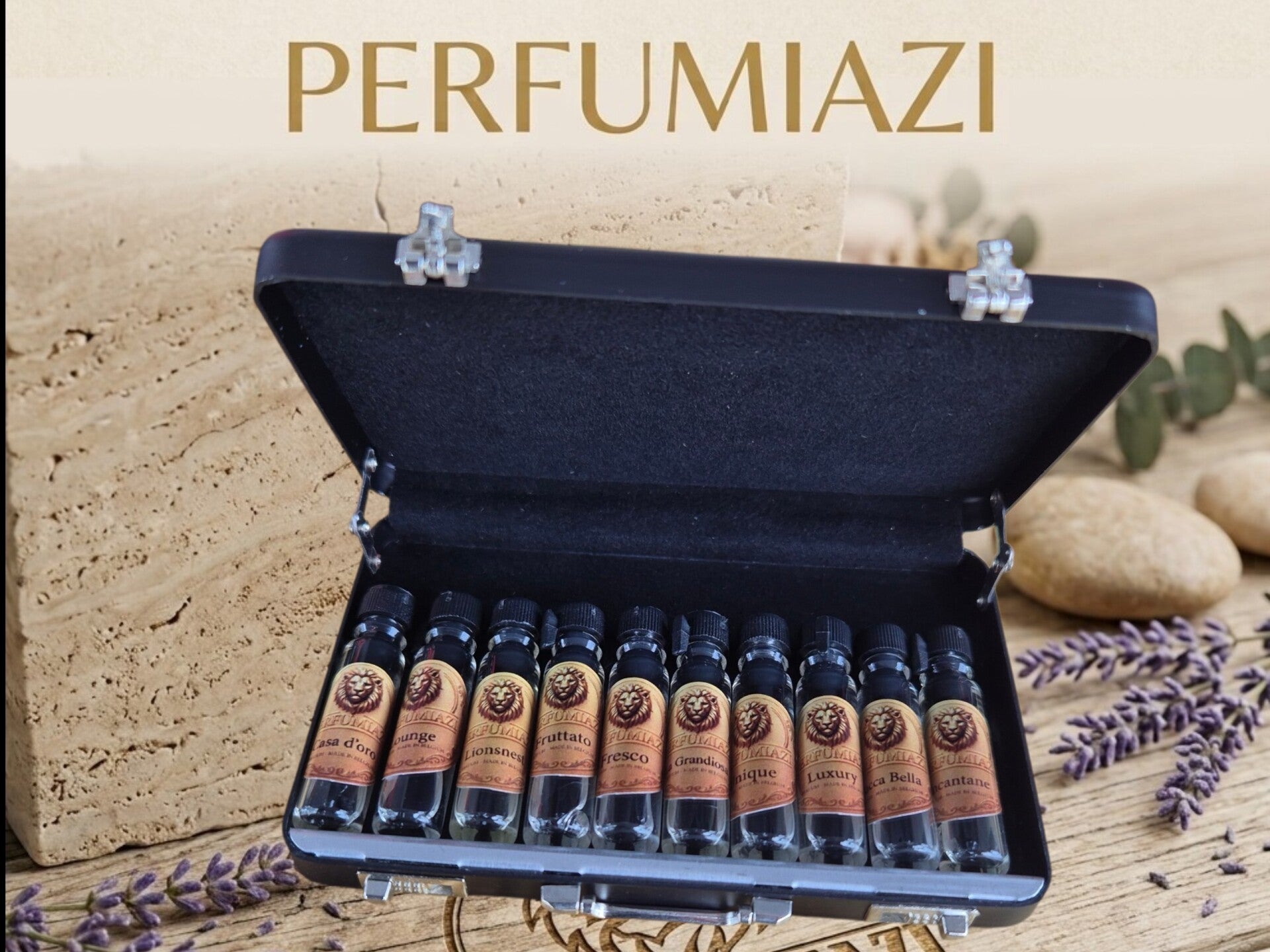 TWIJFELSET "smell first, choose later": PERFUMIAZI geurtesters