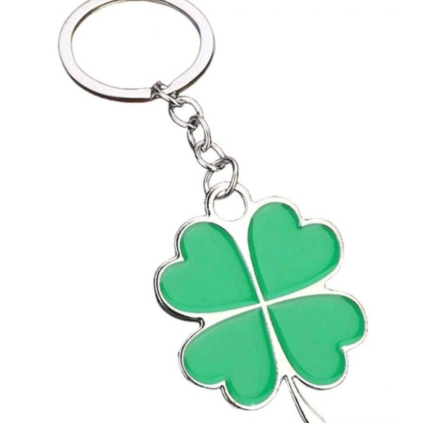 Porte Clés - Trèfle Vert