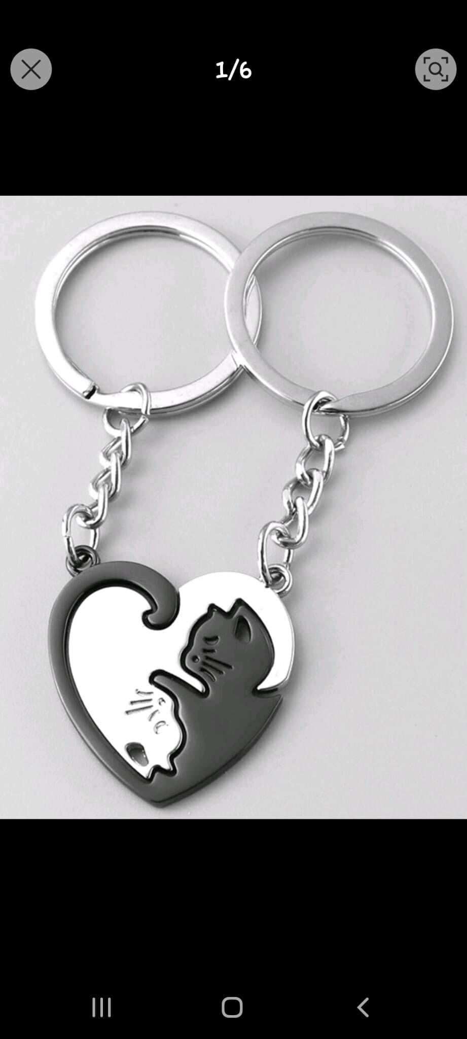 Porte Clés - Duo Chaton Amitié