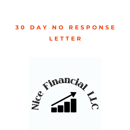 30 Day No Response Letter