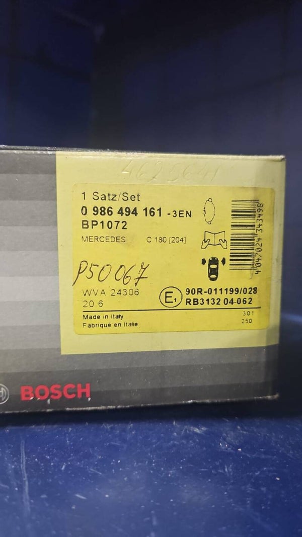 BOSCH 0 986 494 161 Bremsbelagsatz, Scheibenbremse
