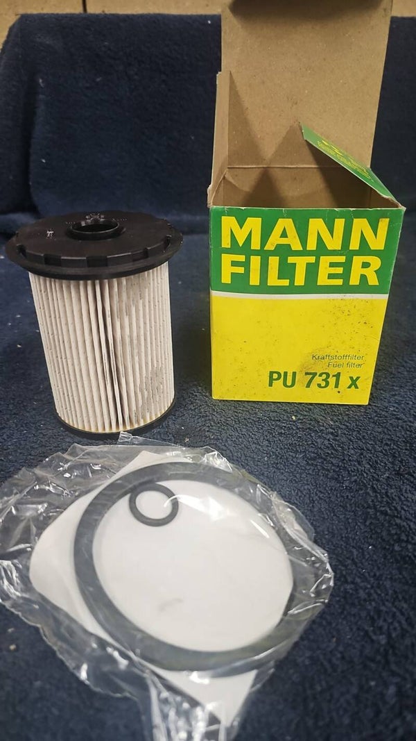 Mann Filter PU731x  // GENERAL MOTORS: 9112191 93190334 NISSAN: 1640500QAA OPEL: 4404191 4417399 RENAULT: 77 01 206 928 82 00 248 903