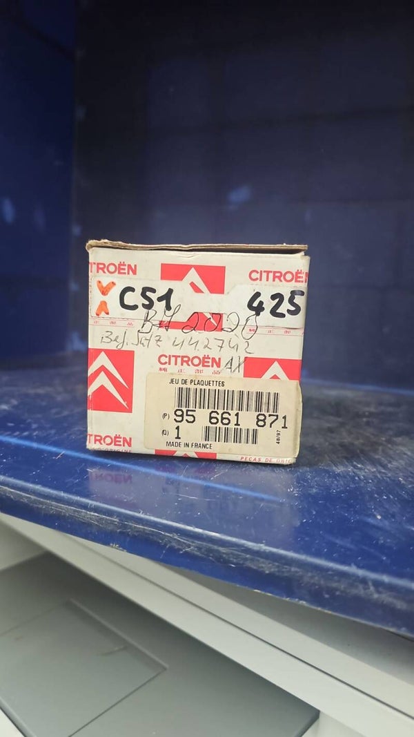 CITROEN BREMSBELAGSATZ 65661871