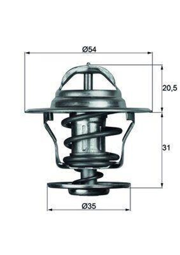 MAHLE TX 13 92D Thermostat, Kühlmittel BEHR