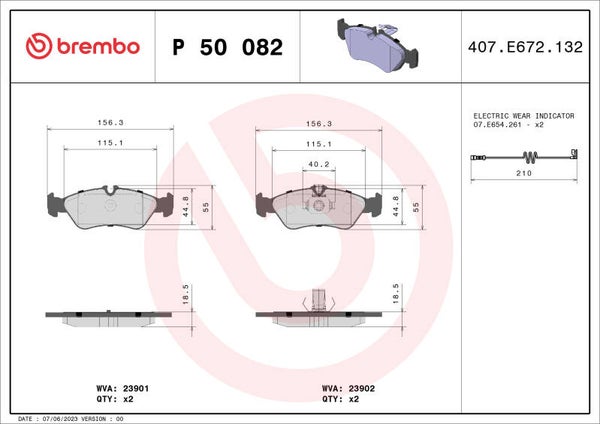 BREMBO P 50 082
