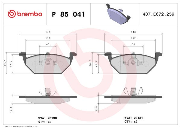 BREMBO P 85 041