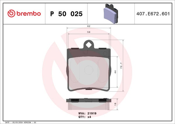 BREMBO P 50 025