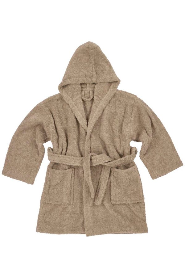 Badjas Basic Badstof - Taupe - Meyco Baby