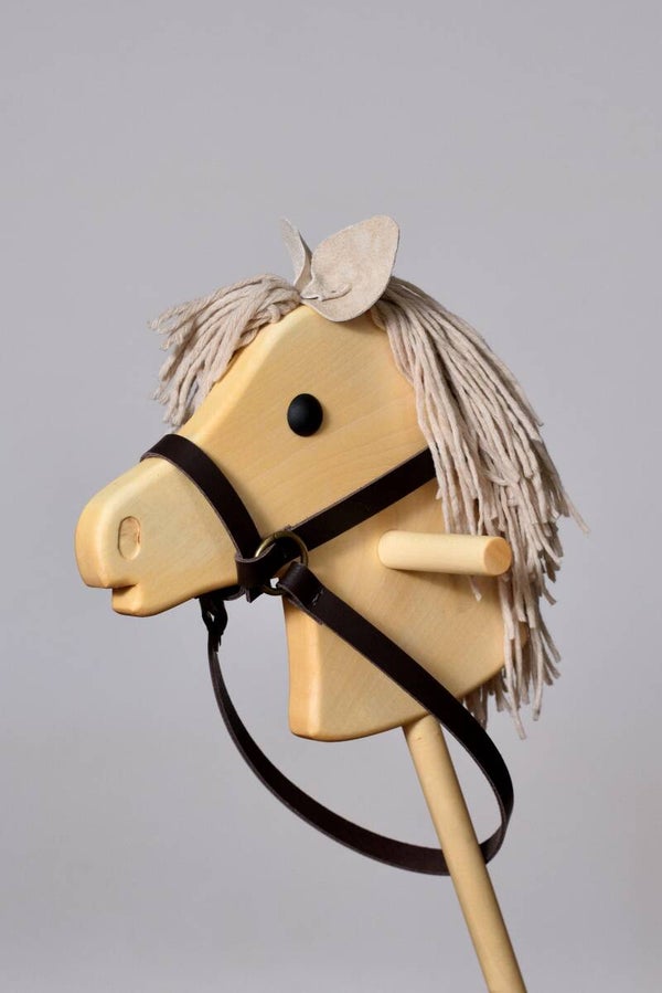 Steckenpferd Fohlen Ahorn - 80cm - Mähne hell