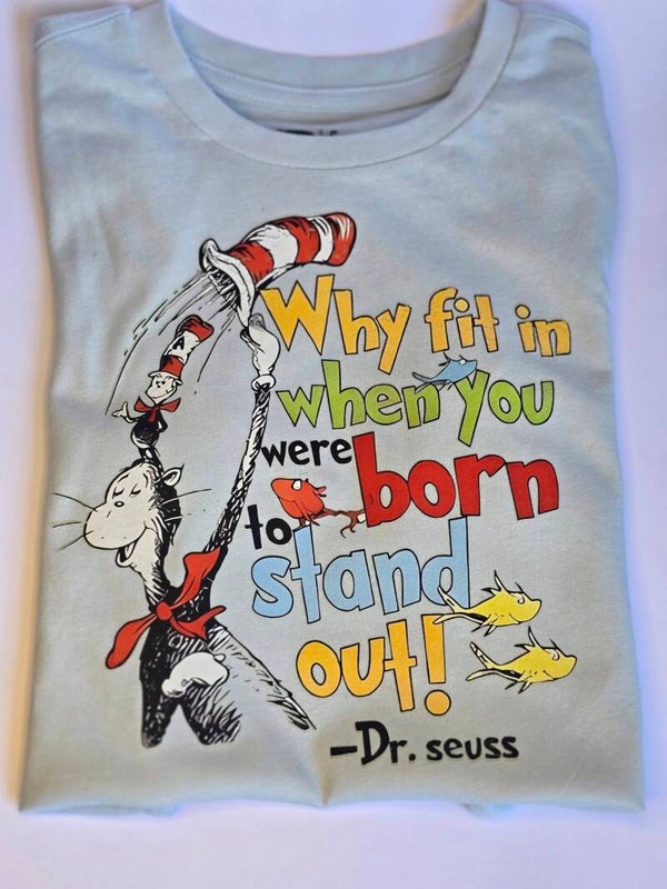 Why Fit in? Neurodiversity T Shirt PRE ORDER