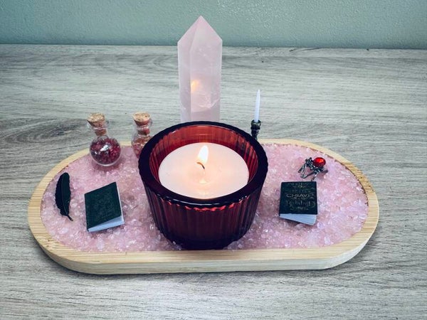 Altaar liefdesgloed - roze quartz