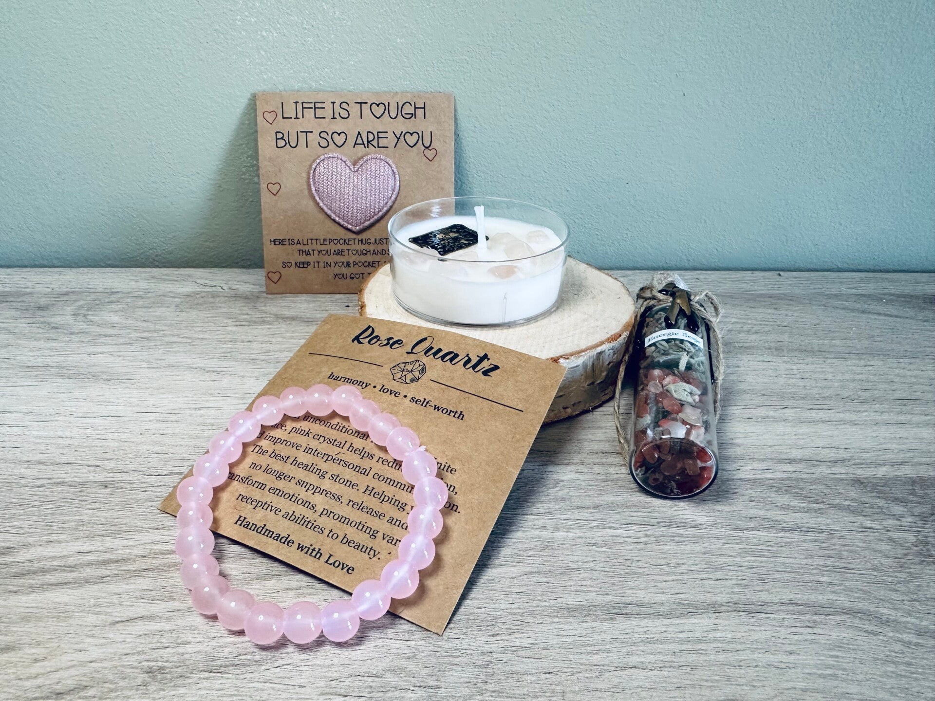 Zelfliefde kit - Roze quartz