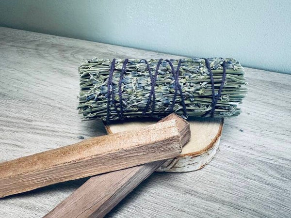 Lavendel en Palo Santo smudge kit - zuivering