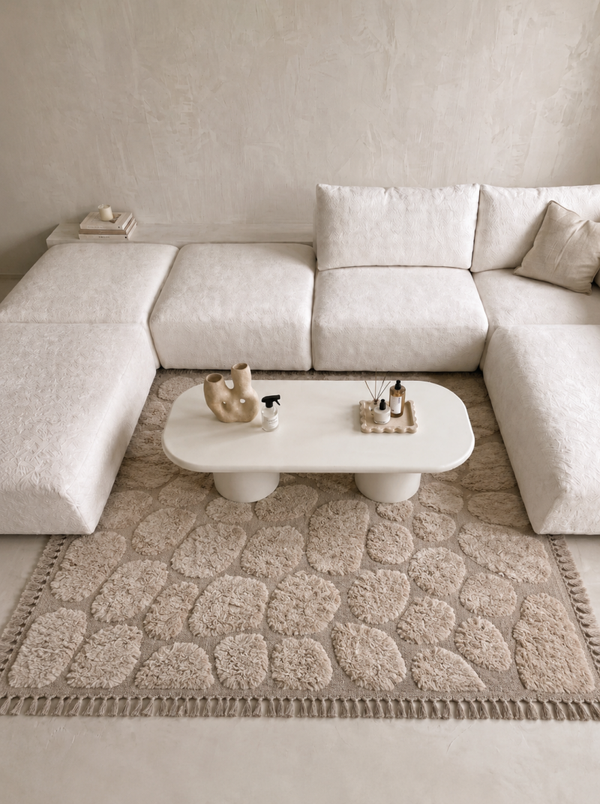 Coffee table recht ronde hoeken