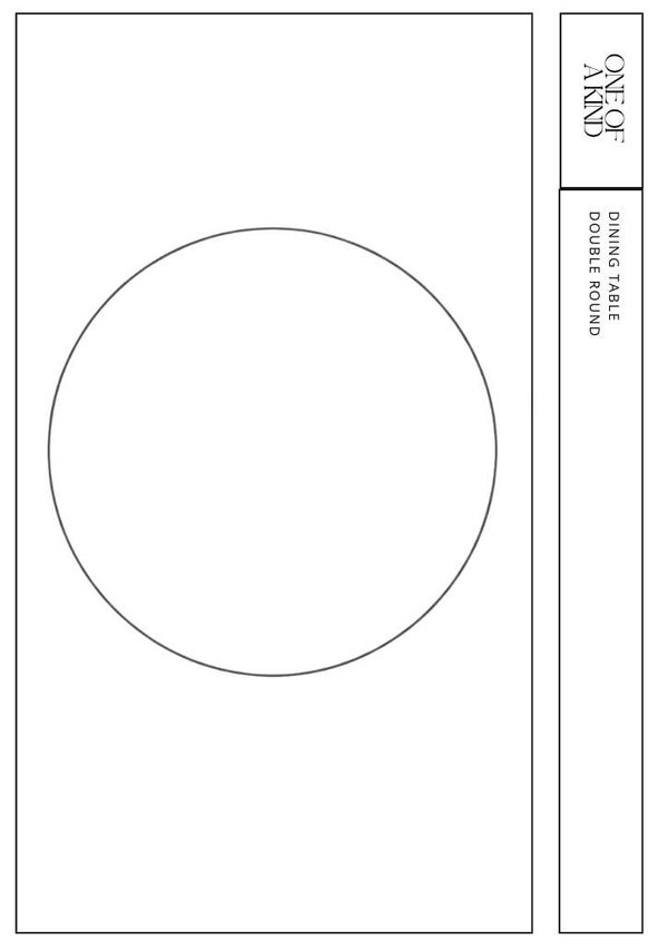 Dining table DOUBLE ROUND