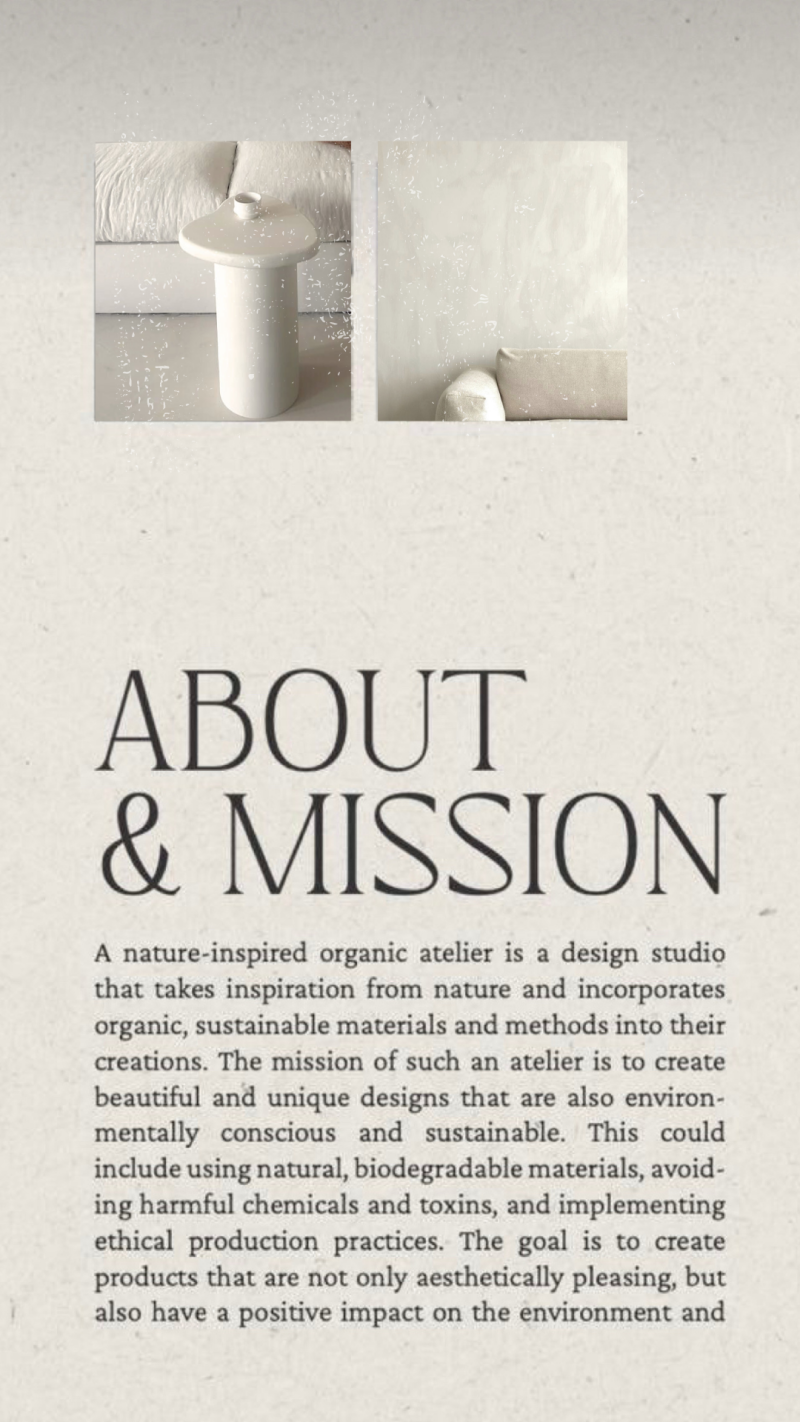 Missie van One of a Kind She: Slow living