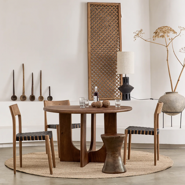 WOOD KIM dining table round 120