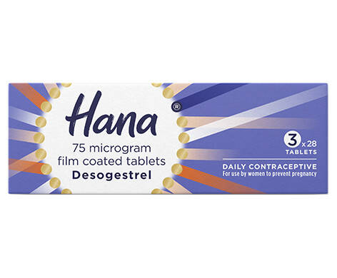 Hana 75mcg Film Coated tablets