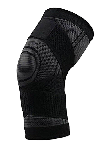 1PC Sports Knee Pad Men Pressurized Elastic Knee Support Brace