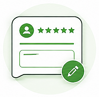 Leave a review on our site