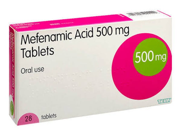 Mefenamic Acid 500mg Tablets for Period Pain (28 Tablets)