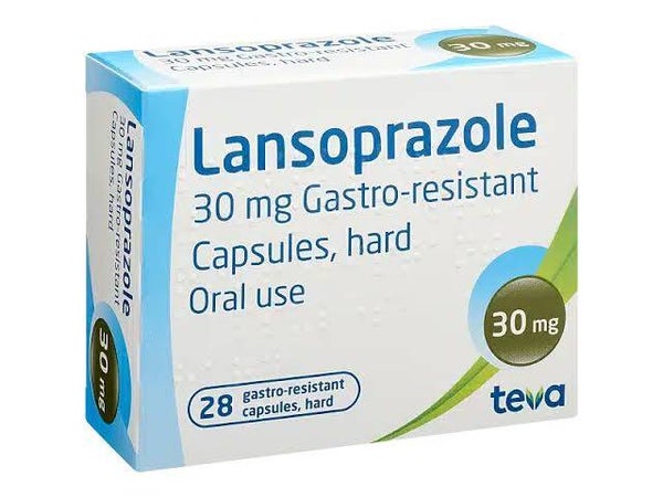 Lansoprazole 30mg Capsules for Acid Reflux & Heartburn