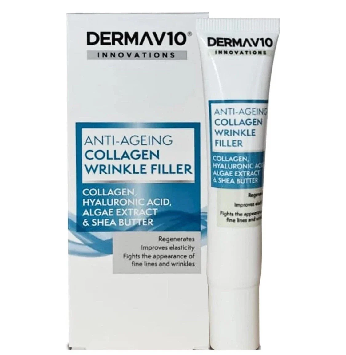 DermaV10 Anti-Ageing Collagen Wrinkle Filler 15ml
