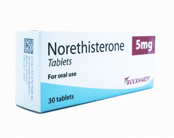 Norethisterone 5mg Tablets for Period Delay