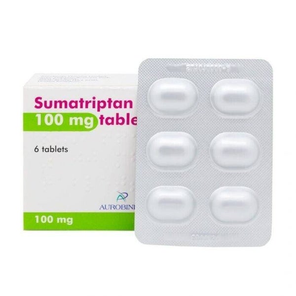 Sumatriptan 100mg Tablets for Migraine