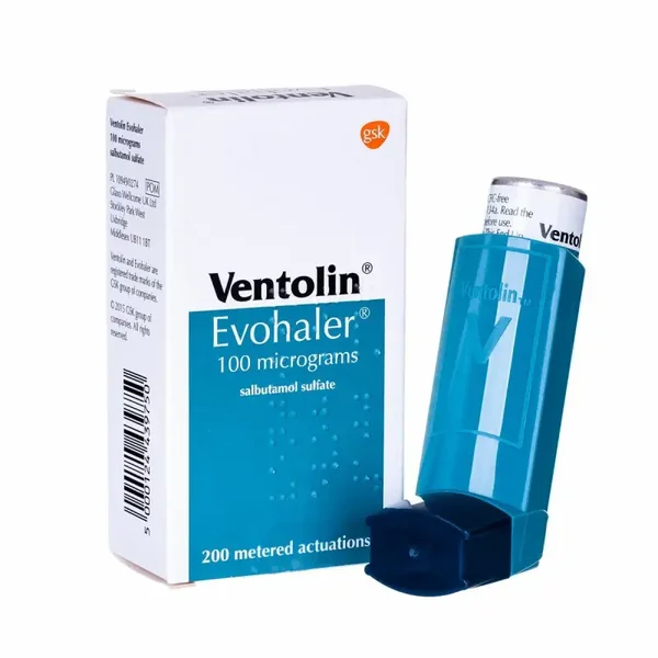 Ventolin Evohaler 100 micrograms for Asthma & COPD