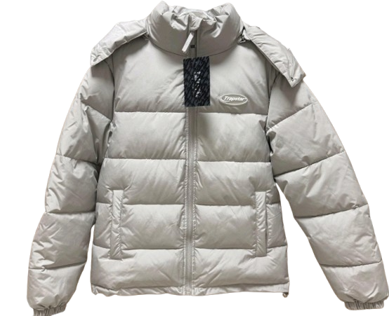 Abrigo Trapstar Gris con Letra